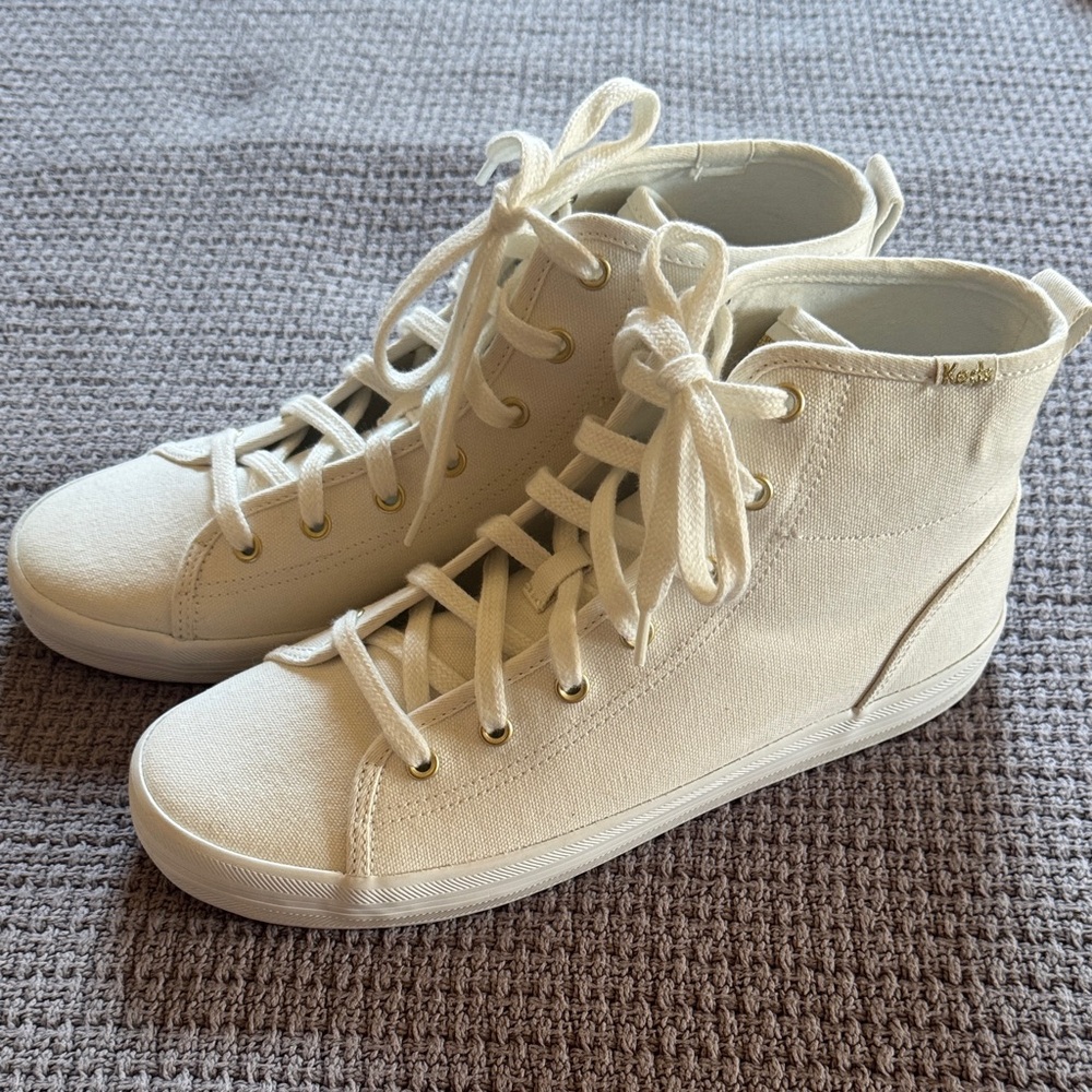 Keds Women's White Canvas High-Tops